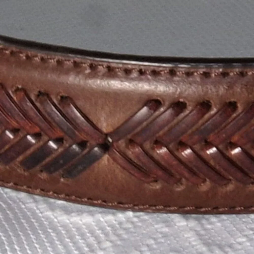 Nocona Western Mens Belt Leather Top Hand Ranger Brown N2476802 SIZE 28‎